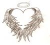 free love angel tattoo picture